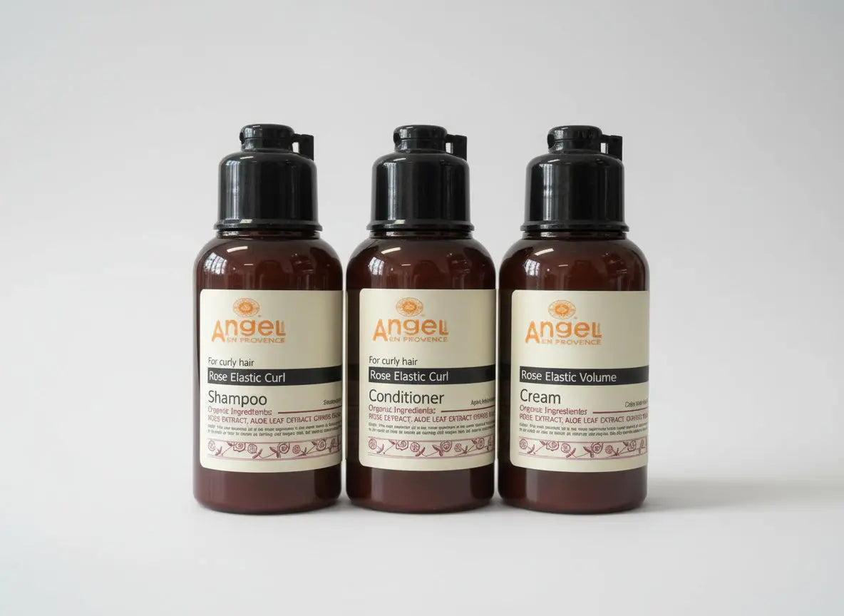 Angel En Provence Rose Elastic Curl Travel X3 80ml Mg Hair Progress